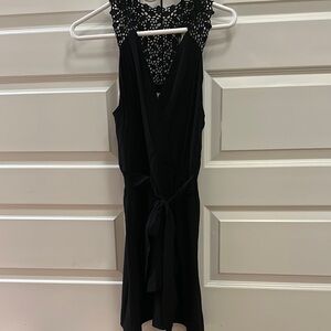 Elegant Black Lace Dress